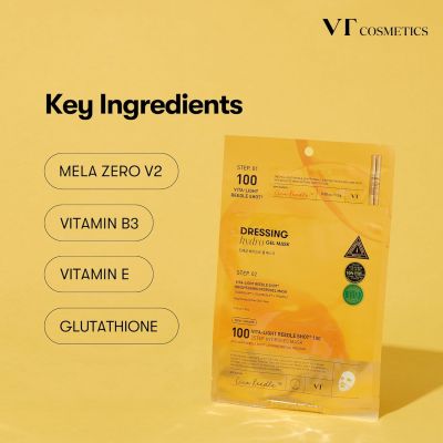 VT Cosmetics: Vita-Light Reedle Shot 100 & 2-step Hydrogel Mask   33gm