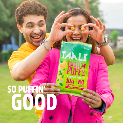 Taali: Protein Puffs | Pudina Punch (6-Pack) | 6 x 60gm