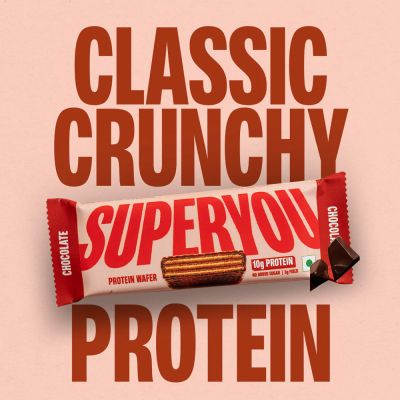 SuperYou: Chocolate + Choco Peanut Protein | 10g Protein, 3g Fiber, No Added Sugar 40gm
