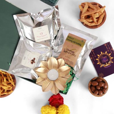 Foodcloud: Diwali Snack Fest Gift Hamper   500gm