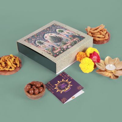 Foodcloud: Diwali Snack Fest Gift Hamper   500gm