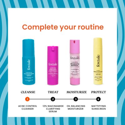 Foxtale: Acne Control Cleanser with Salicylic Acid & Niacinamide   100ml