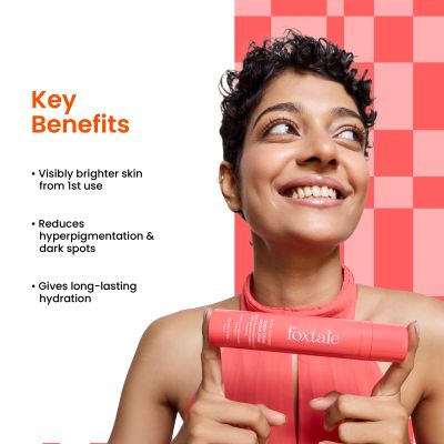 Foxtale: Vitamin-C Super Glow Moisturiser With Niacinamide & Peptides  50ml