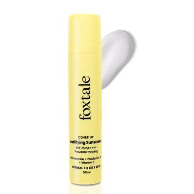 Foxtale: SPF 70 Gel-Cream Sunscreen for Oily Skin with PA++++ & Niacinamide   50ml