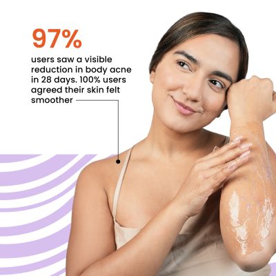 Foxtale: Exfoliating Body Wash 2% Salicylic Acid & Zinc PCA, Reduces Body Acne & Smoothens Skin   250ml