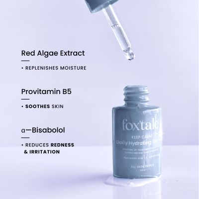 Foxtale: Hydrating Serum With Hyaluronic Acid & 6 Hydration Boosters   30ml