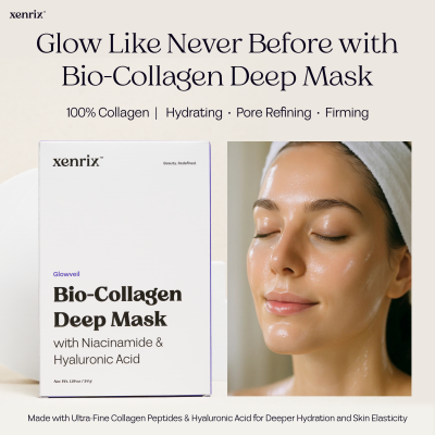 xenrix: Glowveil Bio-Collagen Deep Overnight Korean Face Mask   34gm