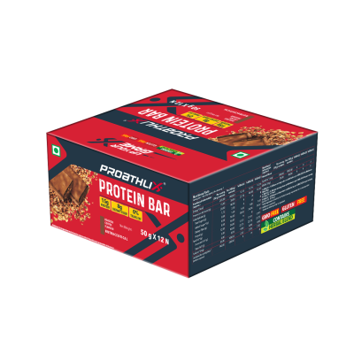 Proathlix: Proathlix Protein Bar  Coffee   50gm  Pack of 12