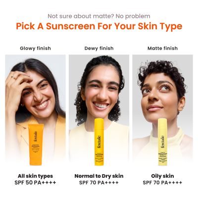 Foxtale: SPF 70 Gel-Cream Sunscreen for Oily Skin with PA++++ & Niacinamide   50ml