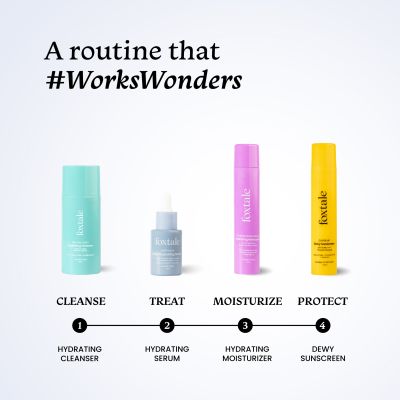 Foxtale: Hydrating Serum With Hyaluronic Acid & 6 Hydration Boosters   30ml