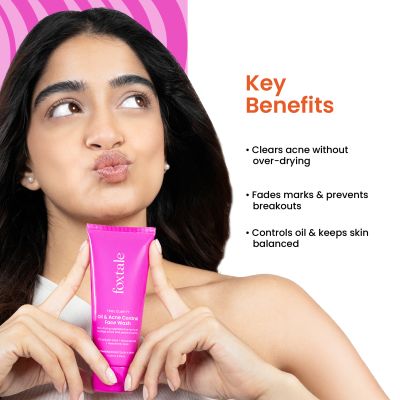 Foxtale: Oil and Acne Control Face Wash   100ml