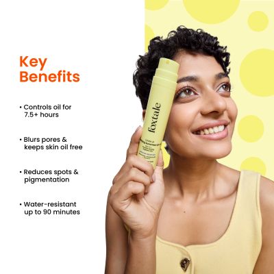 Foxtale: SPF 70 Gel-Cream Sunscreen for Oily Skin with PA++++ & Niacinamide   50ml