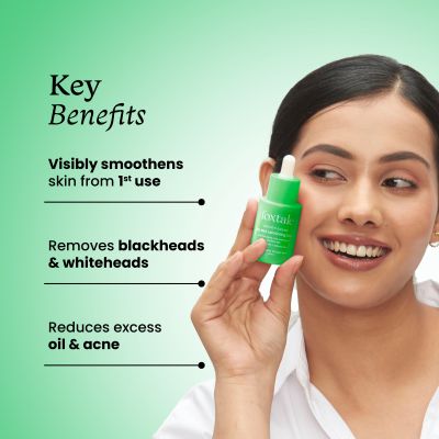 Foxtale: AHA BHA Exfoliating Serum Glycolic Acid + Salicylic Acid Niacinamide   30ml