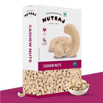 Nutraj: Cashew Nuts (Plain) W240 - 200gm