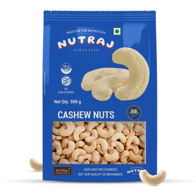 Nutraj: Cashew (Kaju) 1 Kg (500gm x 2)