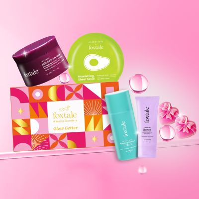 Foxtale: Glow Getter Skincare Gift Set, Hydrating & Brightening Skincare Kit   