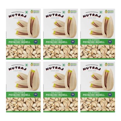 Nutraj: Pistachios Inshell Roasted Salted 200gm, Pista