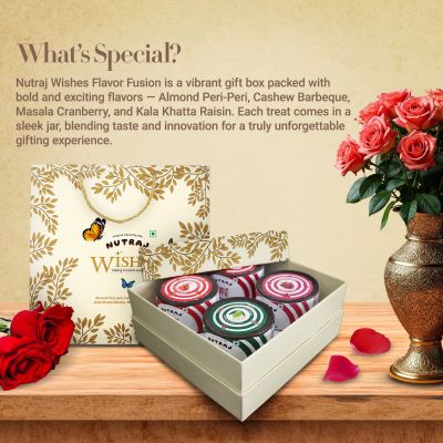 Nutraj: Wishes Flavor Fusion    400gm Diwali Gift Box
