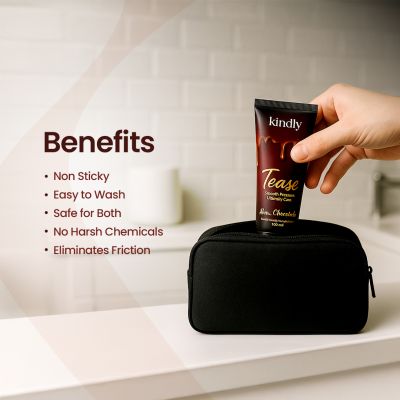 Kindly Health: Tease Chocolate Favoured Lubes for Men   100ml 
