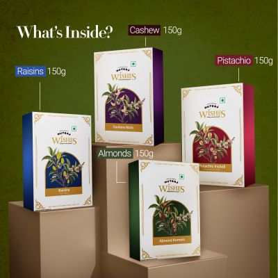 Nutraj: Wishes Royal Blossom   600gm Diwali Gift Box
