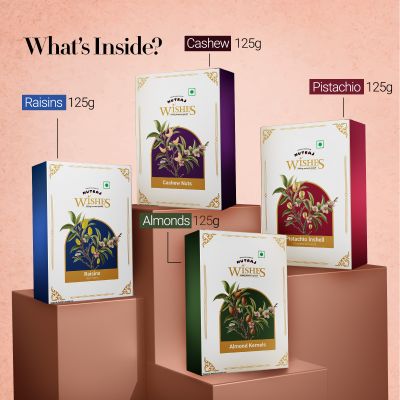 Nutraj: Wishes Royal Blossom   500gm Diwali Gift Box