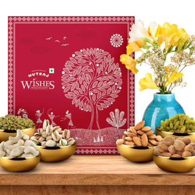 Nutraj: Wishes Nutty Groove   600gm Diwali Gift Box