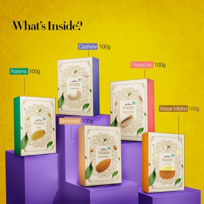 Nutraj: Wishes Scared Lotus Bliss   500gm Diwali Gift Box