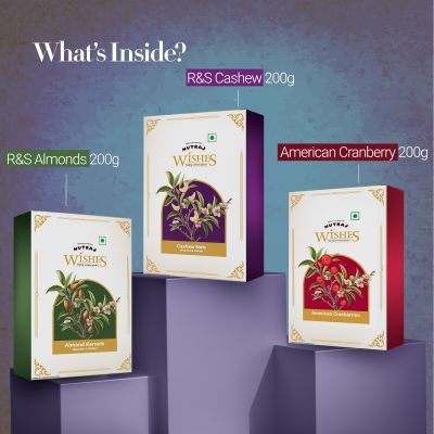 Nutraj: Wishes Regal Elegance   600gm Diwali Gift Box