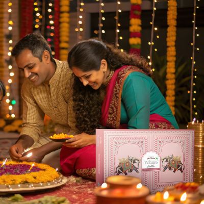 Nutraj: Wishes Double Delight    1000gm Diwali Gift Box