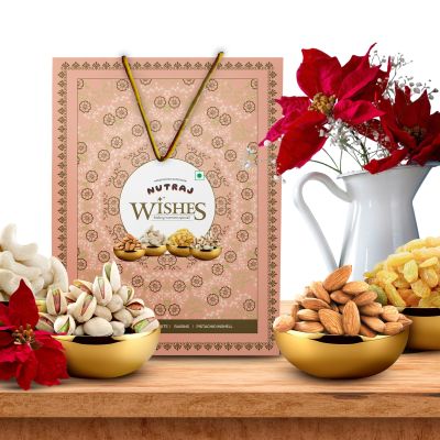 Nutraj: Wishes Royal Blossom   500gm Diwali Gift Box