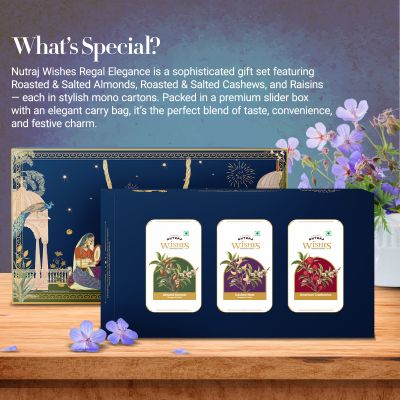 Nutraj: Wishes Regal Elegance   600gm Diwali Gift Box