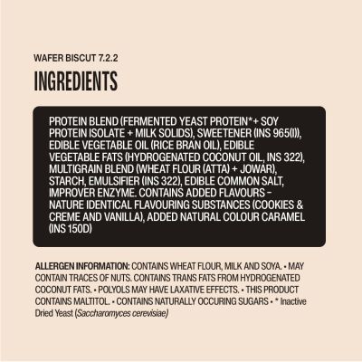 SuperYou: Cookies & Cream Protein Wafer Mini Bars   Pack Of 10