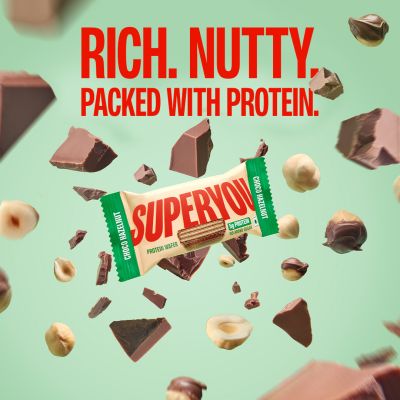 SuperYou: Choco Hazelnut Protein Wafer Mini Bars   Pack Of 10