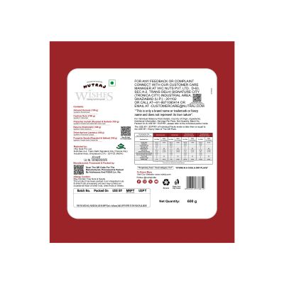 Nutraj: Wishes Nutty Groove   600gm Diwali Gift Box