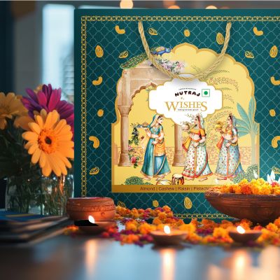 Nutraj: Wishes Regal Tradition   1000gm Diwali Gift Box