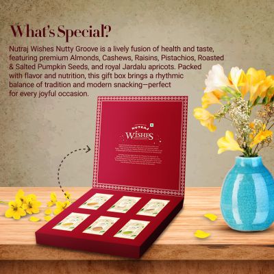 Nutraj: Wishes Nutty Groove   600gm Diwali Gift Box