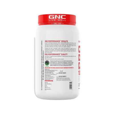 GNC: Pro Performance 100% Whey Protein Powder | Boosts Strength & Endurance | 24gm Protein | 5.5gm BCAA | Mango Smoothie | 2 lbs