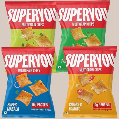 SuperYou: Multigrain Protein Chips Pack of 4
