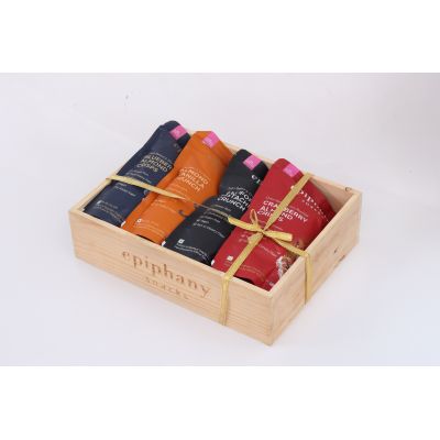 Epiphany: Exclusive Festive Hamper  wooden Hamper   600gm