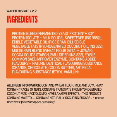 SuperYou: Choco Orange Protein Wafer Bars  Pack of 10