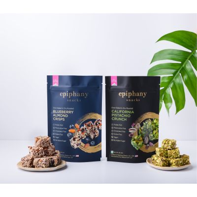 Epiphany: Blueberry Almond Crisps + California Pistachio Crunch    170gm