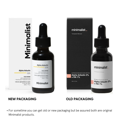 Minimalist: 2% Alpha Arbutin Face Serum with Hyaluronic Acid - 30ml