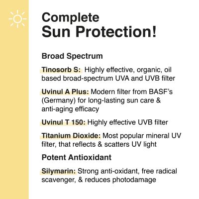 Minimalist: SPF 60 PA ++++ Hybrid Face Sunscreen With Antioxidant Silymarin - 50g
