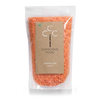 Conscious Food: Red Lentil (Masoor Dal) 500g
