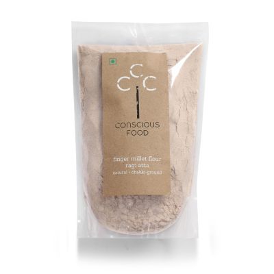 Conscious Food: Finger Millet Flour (Ragi Atta) 500g