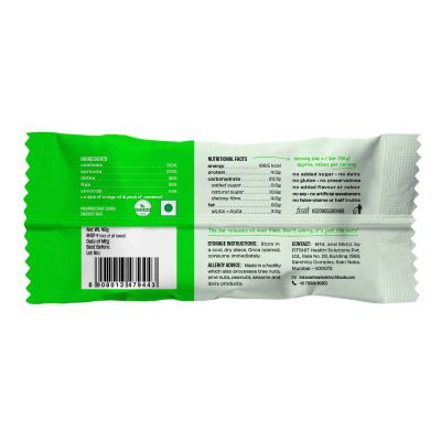 The Whole Truth: Energy Bars - Fig Apricot and Orange - Pack of 6 (6 x 40g)