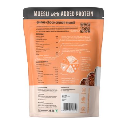 The Whole Truth: High Protein Breakfast Muesli - Quinoa Choco Crunch (Added Protein) - 320g
