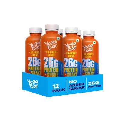Yogabar: Protein Shakes Cold Coffee 250gm  Pack of 12