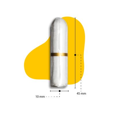 Lemme be: Light Flow Tampons (Box of 8) 100% Cotton Certified Biodegradable 