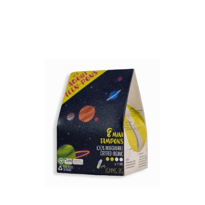 Lemme be: Light Flow Tampons (Box of 8) 100% Cotton Certified Biodegradable 